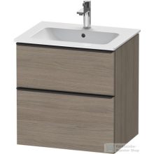   Duravit D-NEO 610x462 mm-es 2 fiókos függesztett szekrény 233663XXX mosdóhoz,Oak Terra DE436103535