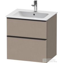   Duravit D-NEO 610x462 mm-es 2 fiókos függesztett szekrény 233663XXX mosdóhoz,Linen Decor DE436107575