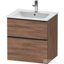   Duravit D-NEO 610x462 mm-es 2 fiókos függesztett szekrény 233663XXX mosdóhoz,Natural Walnut Decor DE436107979