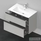 Duravit D-NEO 810x462 mm-es 2 fiókos függesztett szekrény 233683XXX mosdóhoz,Concrete Grey Matt Decor DE436200707