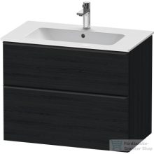   Duravit D-NEO 810x462 mm-es 2 fiókos függesztett szekrény 233683XXX mosdóhoz,Black Oak DE436201616