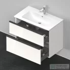 Duravit D-NEO 810x462 mm-es 2 fiókos függesztett szekrény 233683XXX mosdóhoz,White High Gloss Decor DE436202222