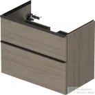 Duravit D-NEO 810x462 mm-es 2 fiókos függesztett szekrény 233683XXX mosdóhoz,Oak Terra DE436203535