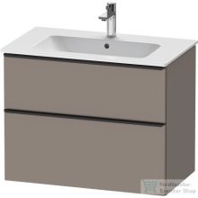   Duravit D-NEO 810x462 mm-es 2 fiókos függesztett szekrény 233683XXX mosdóhoz,Basalt Matt Decor DE436204343
