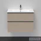 Duravit D-NEO 810x462 mm-es 2 fiókos függesztett szekrény 233683XXX mosdóhoz,Linen Decor DE436207575