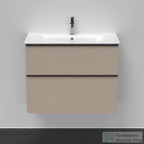 Duravit D-NEO 810x462 mm-es 2 fiókos függesztett szekrény 233683XXX mosdóhoz,Linen Decor DE436207575