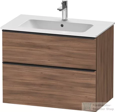 Duravit D-NEO 810x462 mm-es 2 fiókos függesztett szekrény 233683XXX mosdóhoz,Natural Walnut Decor DE436207979
