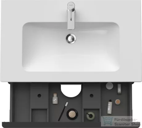 Duravit D-NEO 810x462 mm-es 2 fiókos függesztett szekrény 233683XXX mosdóhoz,Natural Walnut Decor DE436207979