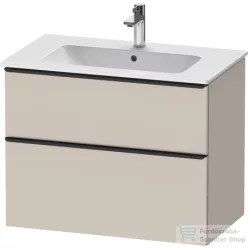   Duravit D-NEO 810x462 mm-es 2 fiókos függesztett szekrény 233683XXX mosdóhoz,Taupe Matt Decor DE436209191