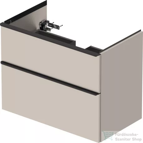 Duravit D-NEO 810x462 mm-es 2 fiókos függesztett szekrény 233683XXX mosdóhoz,Taupe Matt Decor DE436209191