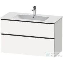  Duravit D-NEO 1010x462 mm-es 2 fiókos függesztett szekrény 233610XXX mosdóhoz,White Matt Decor DE436301818