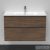 Duravit D-NEO 1010x462 mm-es 2 fiókos függesztett szekrény 233610XXX mosdóhoz,Walnut Dark Decor DE436302121