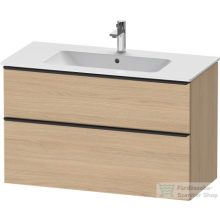   Duravit D-NEO 1010x462 mm-es 2 fiókos függesztett szekrény 233610XXX mosdóhoz,Natural Oak DE436303030