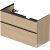 Duravit D-NEO 1010x462 mm-es 2 fiókos függesztett szekrény 233610XXX mosdóhoz,Natural Oak DE436303030