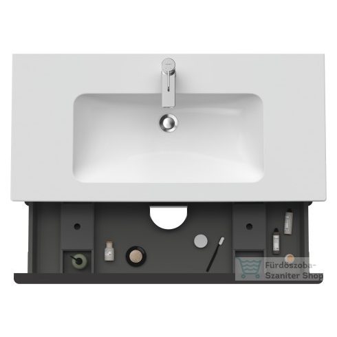 Duravit D-NEO 1010x462 mm-es 2 fiókos függesztett szekrény 233610XXX mosdóhoz, Oak Terra DE436303535