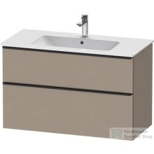   Duravit D-NEO 1010x462 mm-es 2 fiókos függesztett szekrény 233610XXX mosdóhoz, Linen Decor DE436307575