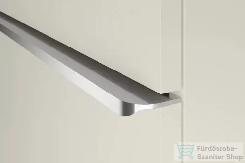 Duravit D-NEO 118,4x44,2 cm-es, 2 fiókos alsószekrény króm színű fogantyúval, mosdó és csaptelep nélkül, matt grafit DE4375010490000
