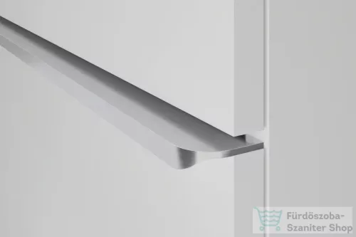 Duravit D-NEO 118,4x44,2 cm-es, 2 fiókos alsószekrény rozsdamentes acél hatású fogantyúval, mosdó és csaptelep nélkül, márványos tölgy DE4375070550000