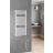   AQUALINE TONDI-E elektromos fürdőszobai radiátor, 450x970 mm, 300W, fehér (DE450T)