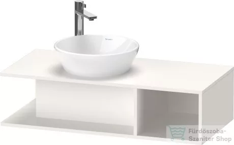 Duravit D-NEO 1000x480 mm-es mosdó alá építhető alsószekrény,White High Gloss Decor DE491902222