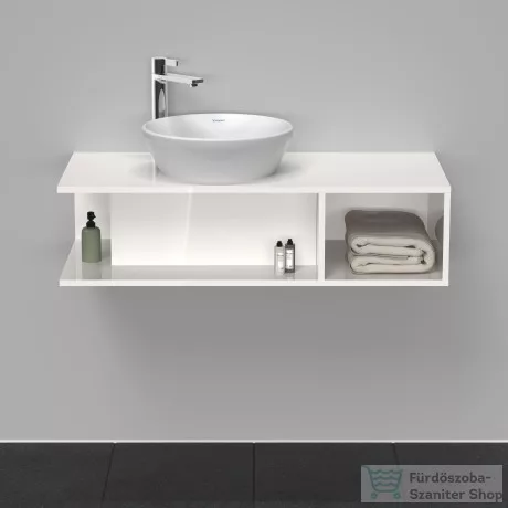 Duravit D-NEO 1000x480 mm-es mosdó alá építhető alsószekrény,White High Gloss Decor DE491902222