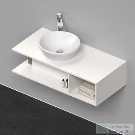 Duravit D-NEO 1000x480 mm-es mosdó alá építhető alsószekrény,White High Gloss Decor DE491902222