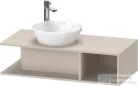 Duravit D-NEO 1000x480 mm-es mosdó alá építhető alsószekrény,Taupe Matt Decor DE491909191