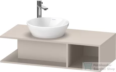 Duravit D-NEO 1000x480 mm-es mosdó alá építhető alsószekrény,Taupe Matt Decor DE491909191