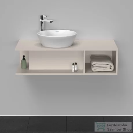 Duravit D-NEO 1000x480 mm-es mosdó alá építhető alsószekrény,Taupe Matt Decor DE491909191