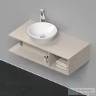 Duravit D-NEO 1000x480 mm-es mosdó alá építhető alsószekrény,Taupe Matt Decor DE491909191