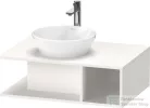 Duravit D-NEO 800x550 mm-es mosdó alá építhető alsószekrény,White High Gloss Decor DE492802222