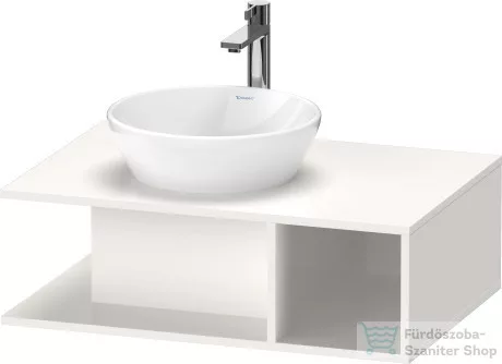 Duravit D-NEO 800x550 mm-es mosdó alá építhető alsószekrény,White High Gloss Decor DE492802222