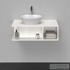 Duravit D-NEO 800x550 mm-es mosdó alá építhető alsószekrény,White High Gloss Decor DE492802222