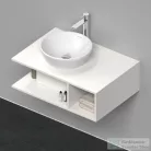 Duravit D-NEO 800x550 mm-es mosdó alá építhető alsószekrény,White High Gloss Decor DE492802222