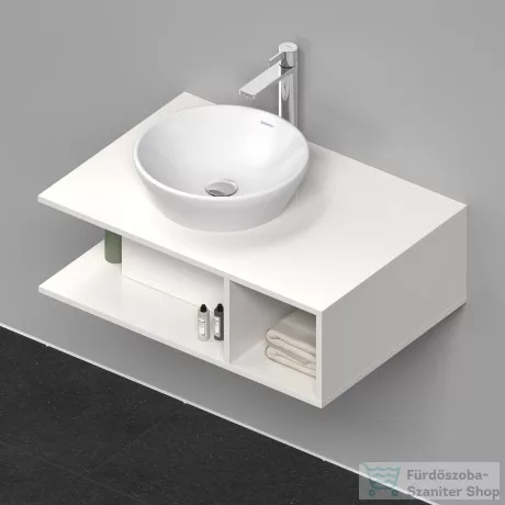 Duravit D-NEO 800x550 mm-es mosdó alá építhető alsószekrény,White High Gloss Decor DE492802222