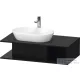 Duravit D-NEO 100x55 cm-es függesztett szekrény,Black Oak DE492901616