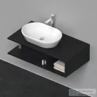 Duravit D-NEO 100x55 cm-es függesztett szekrény,Black Oak DE492901616