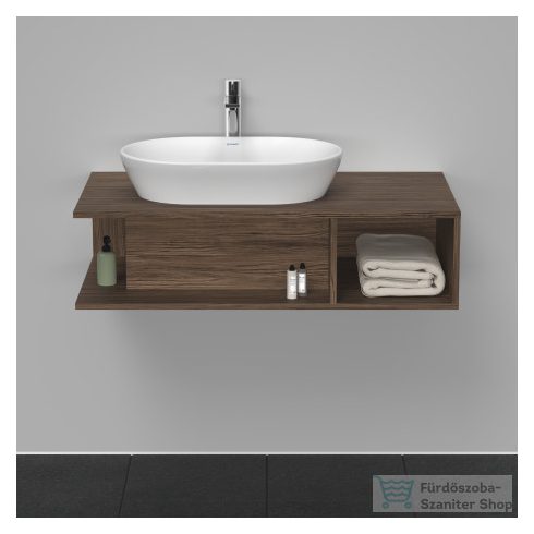 Duravit D-NEO 100x55 cm-es függesztett szekrény,Walnut Dark Decor DE492902121