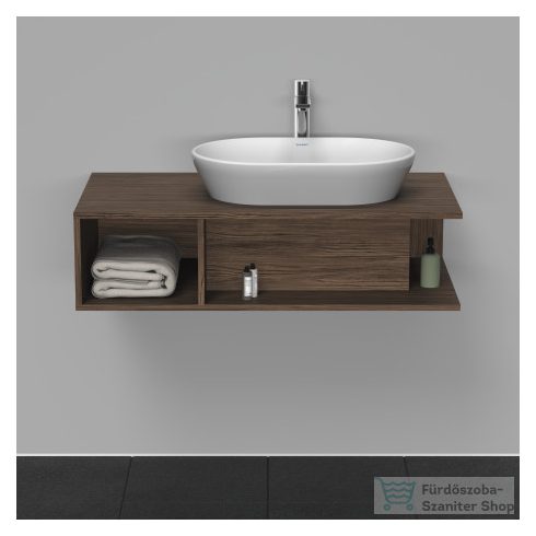 Duravit D-NEO 100x55 cm-es függesztett szekrény,Walnut Dark Decor DE495902121