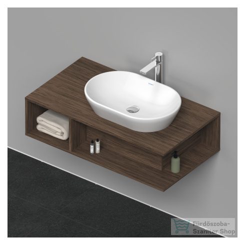 Duravit D-NEO 100x55 cm-es függesztett szekrény,Walnut Dark Decor DE495902121