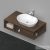 Duravit D-NEO 100x55 cm-es függesztett szekrény,Walnut Dark Decor DE495902121