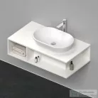 Duravit D-NEO 100x55 cm-es függesztett szekrény,White High Gloss Decor DE495902222