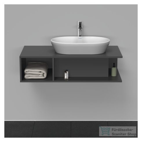 Duravit D-NEO 100x55 cm-es függesztett szekrény,Graphite Matt Decor DE495904949
