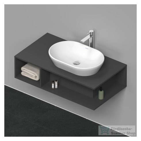 Duravit D-NEO 100x55 cm-es függesztett szekrény,Graphite Matt Decor DE495904949