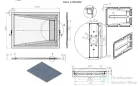 Radaway Doris F 120x90 műmárvány zuhanytálca, fehér DF1290-53