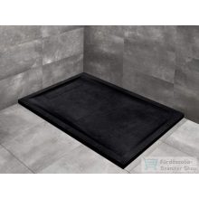   Radaway Doris F 140x80 műmárvány zuhanytálca, fekete DF1480-54