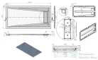 Radaway Doris F 160x80 műmárvány zuhanytálca, fehér DF1680-53