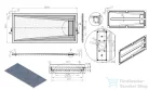 Radaway Doris F 180x80 műmárvány zuhanytálca, fehér DF1880-53