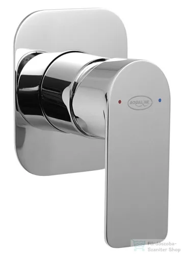 AQUALINE DAPHNE falbasüllyesztett zuhanycsaptelep, 1-irányú, króm DH841