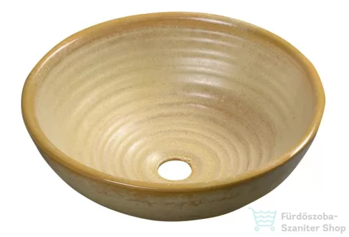 BEMUTATÓTERMI Sapho ATTILA pultra ültethető kerámiamosdó, homok DK008